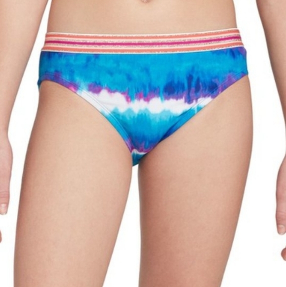 DSG Girl's Size XL Swim Bottoms Blue Dicks Sporting Goods Set The Bar - Picture 1 of 3